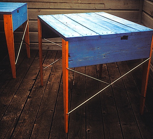 Tony Guido's recycled pallet table design