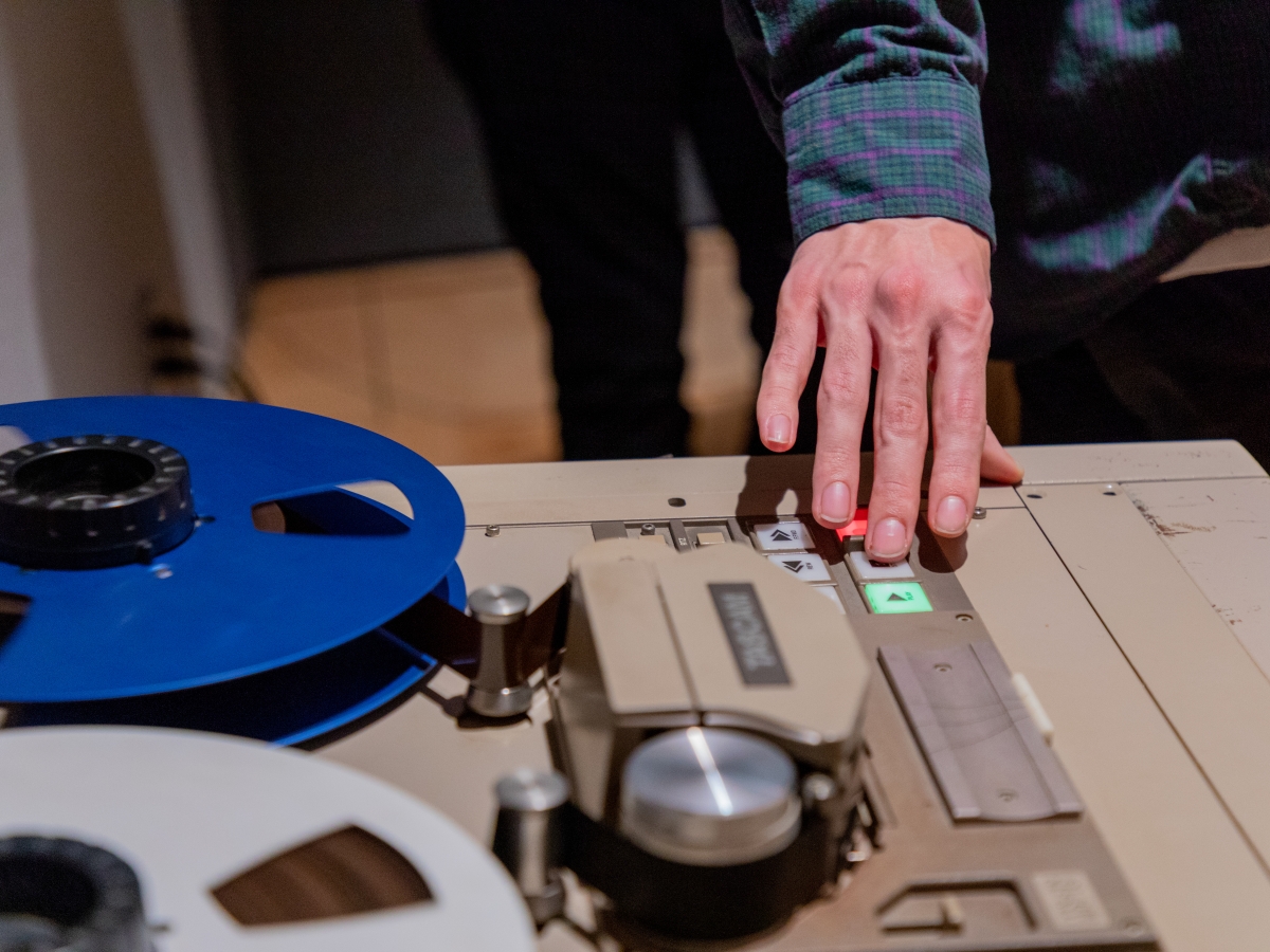 Analog Recording class with Brian McTear