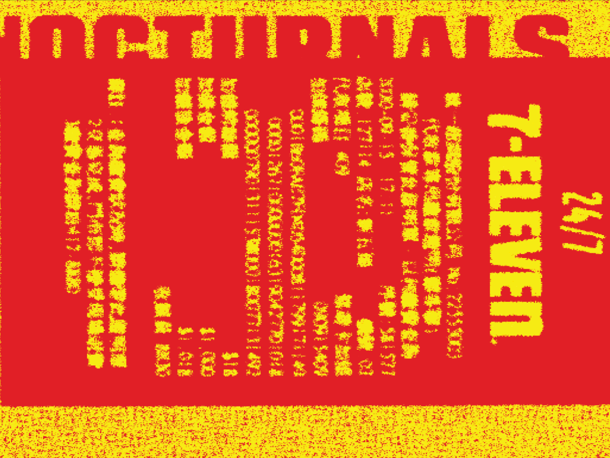 text based graphic using red and yellow 