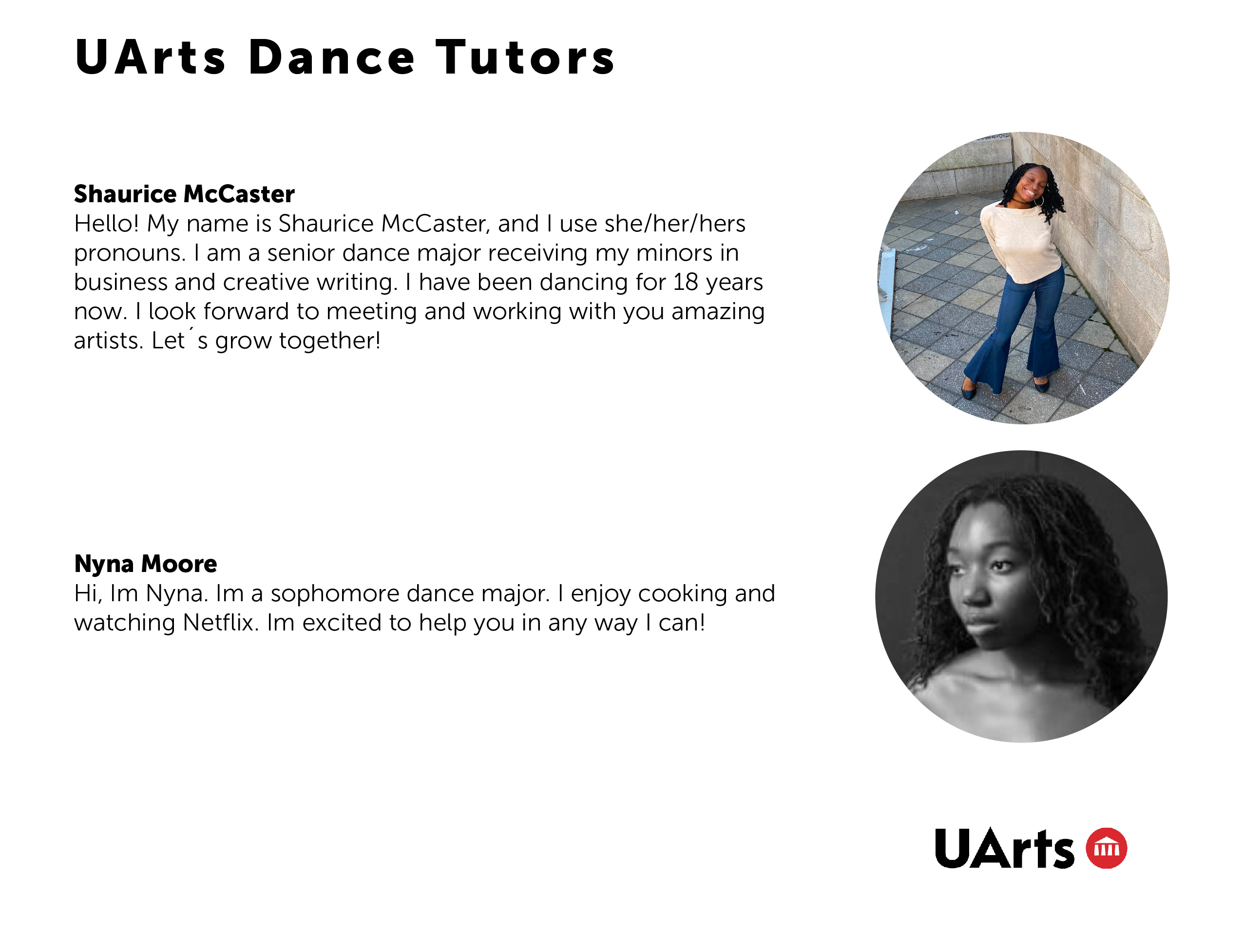 Dance tutor bios spr21