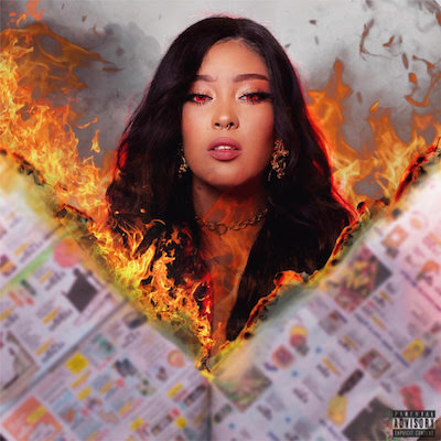 Sanniyah Antoinette's album art for "Burned"