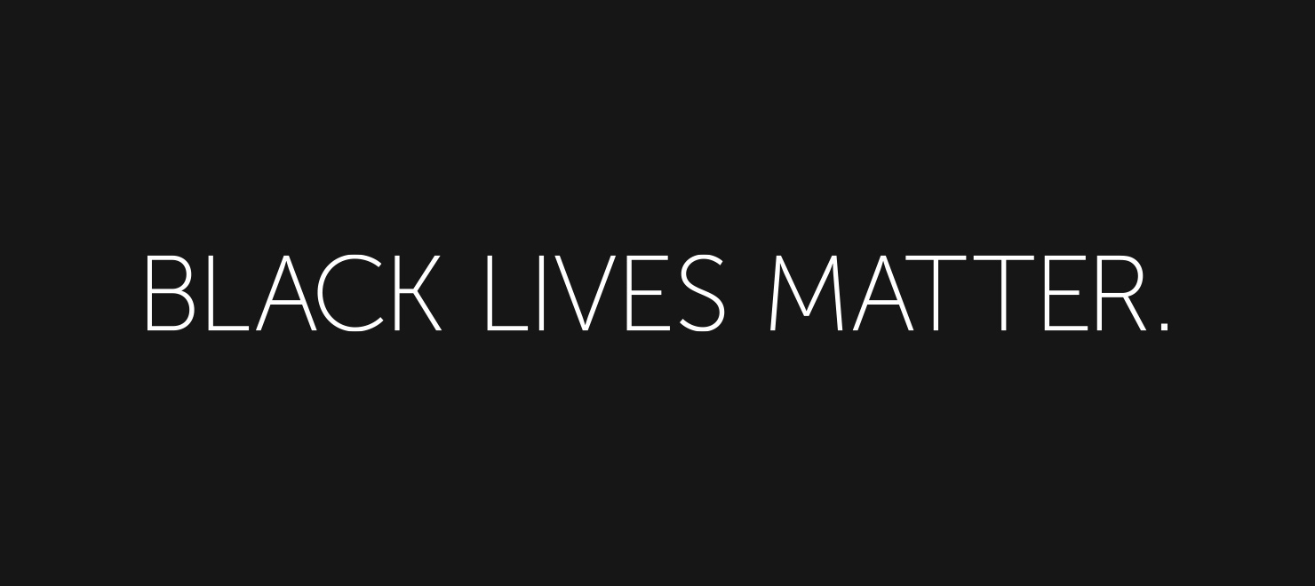 Black Lives Matter. Graphic text.