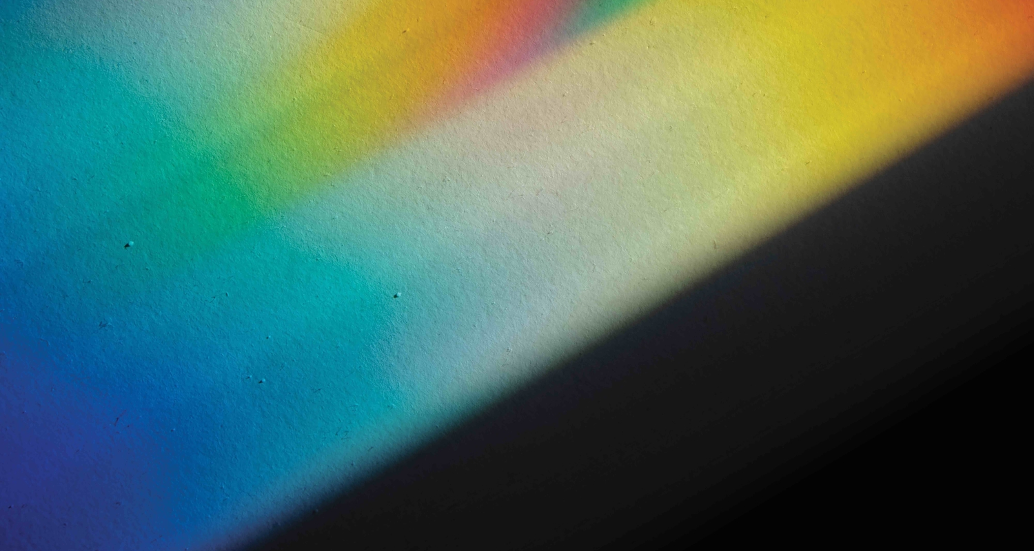 rainbow prism graphic