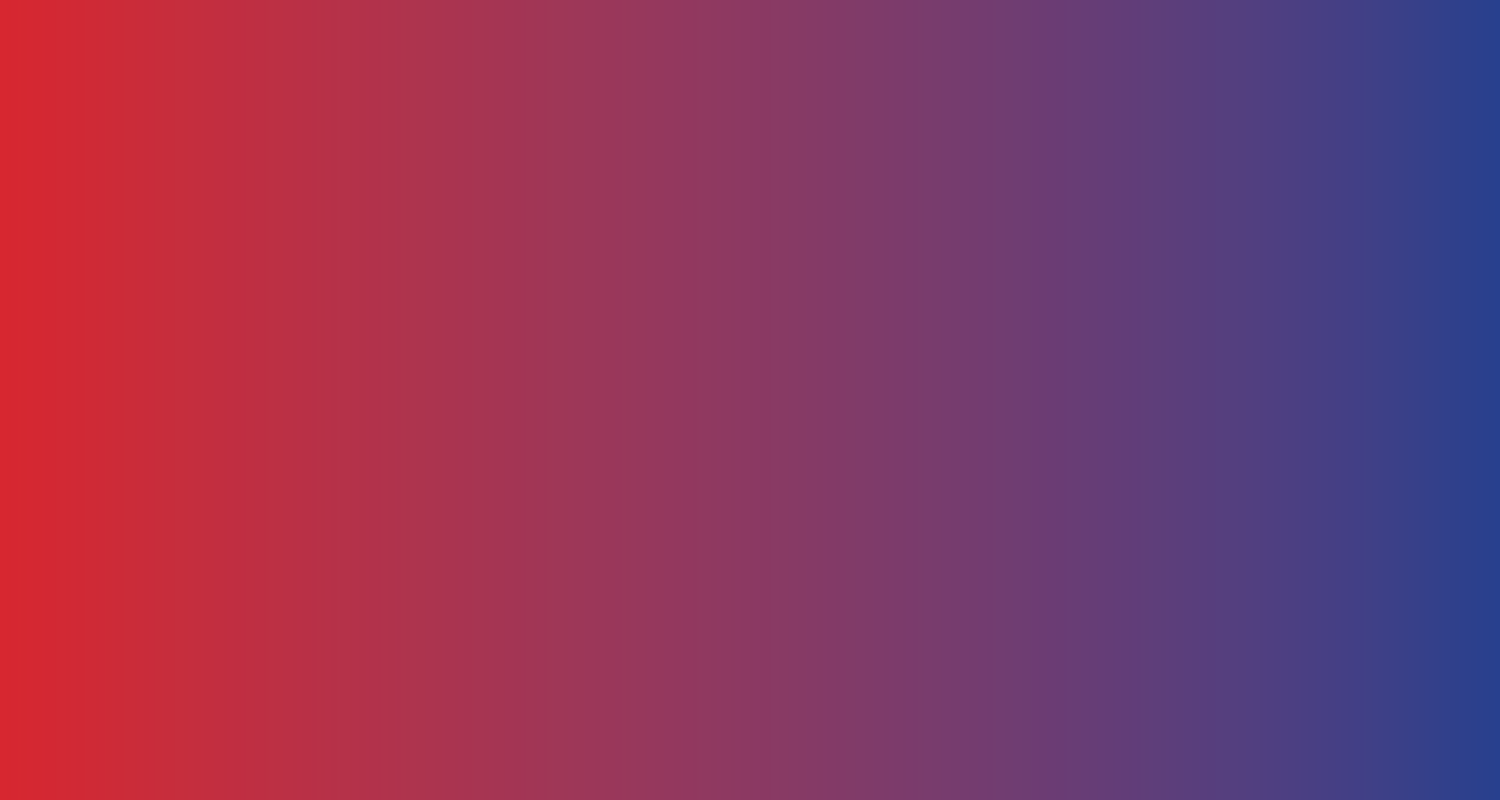 A linear gradient, from crimson on the left to royal blue on the right.