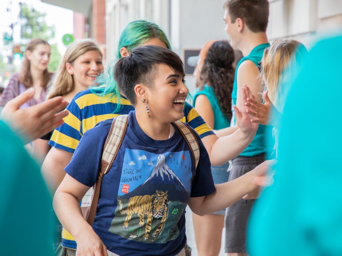 First Year Guides welcome new students before Opening Act