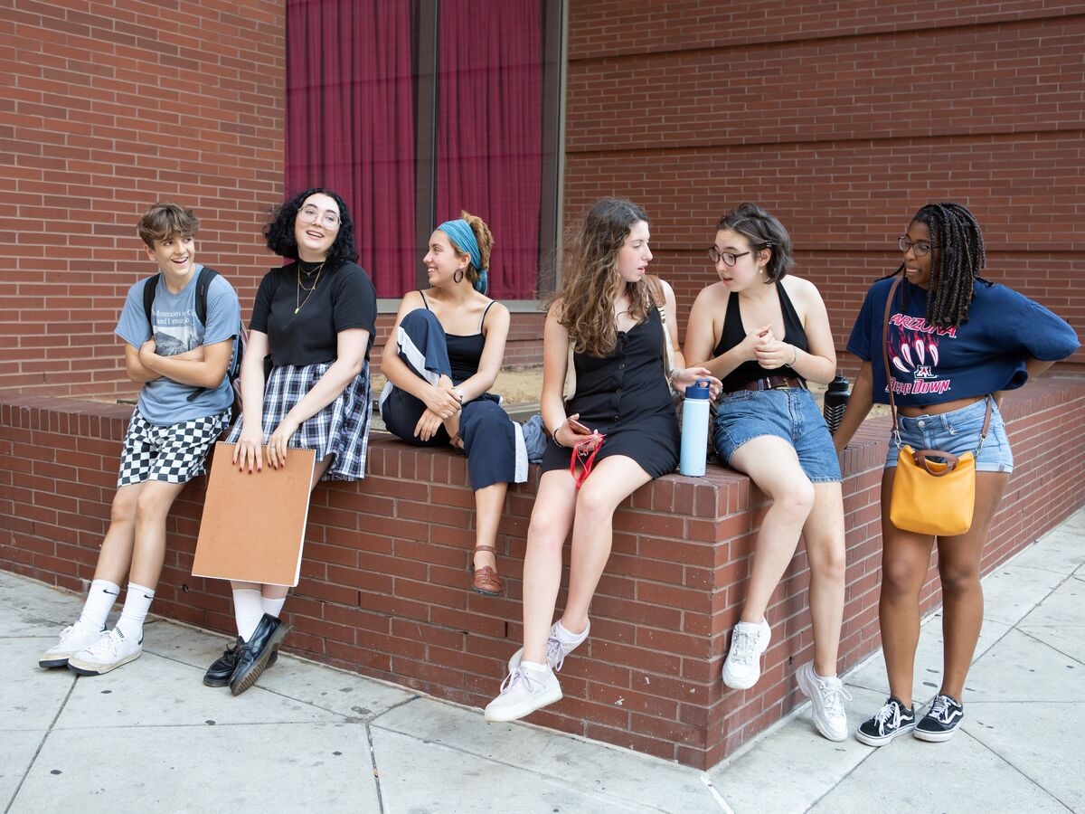 Students take a break during Summer Institute