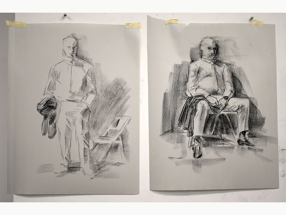 Beatrice Woodward '23, Gesture Drawing