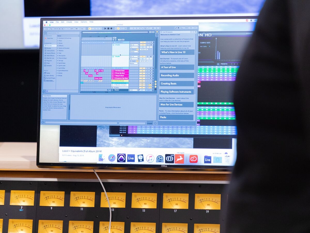 Ableton Live is being used in the recording studios