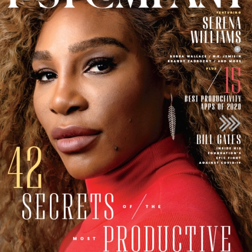 A Fast Company magazine cover with Serena Williams