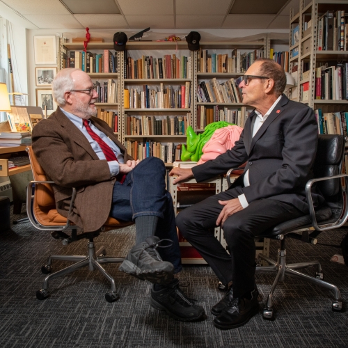 The director of the UArts PhD in Creativity and the university president