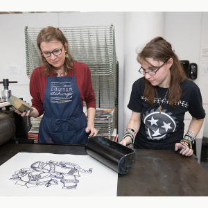 Printmaking Student Experience