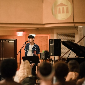 Students perform during Open Mic Night