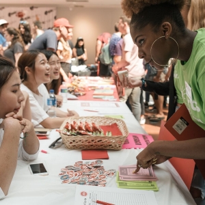 Students explore UArts clubs and organizations during the Activities Fair