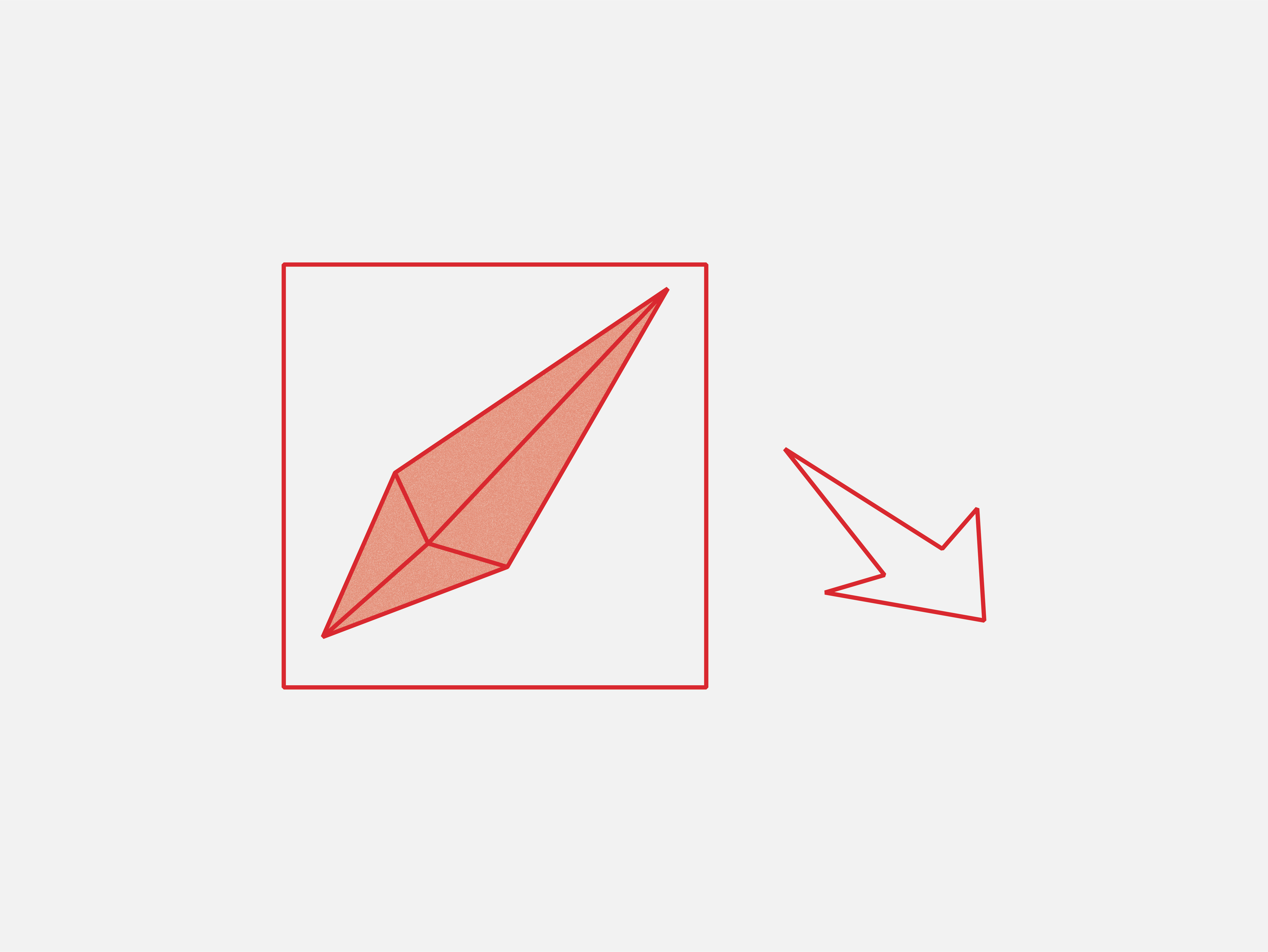 Your origami should now look like the shape shown. Proceed to step five.